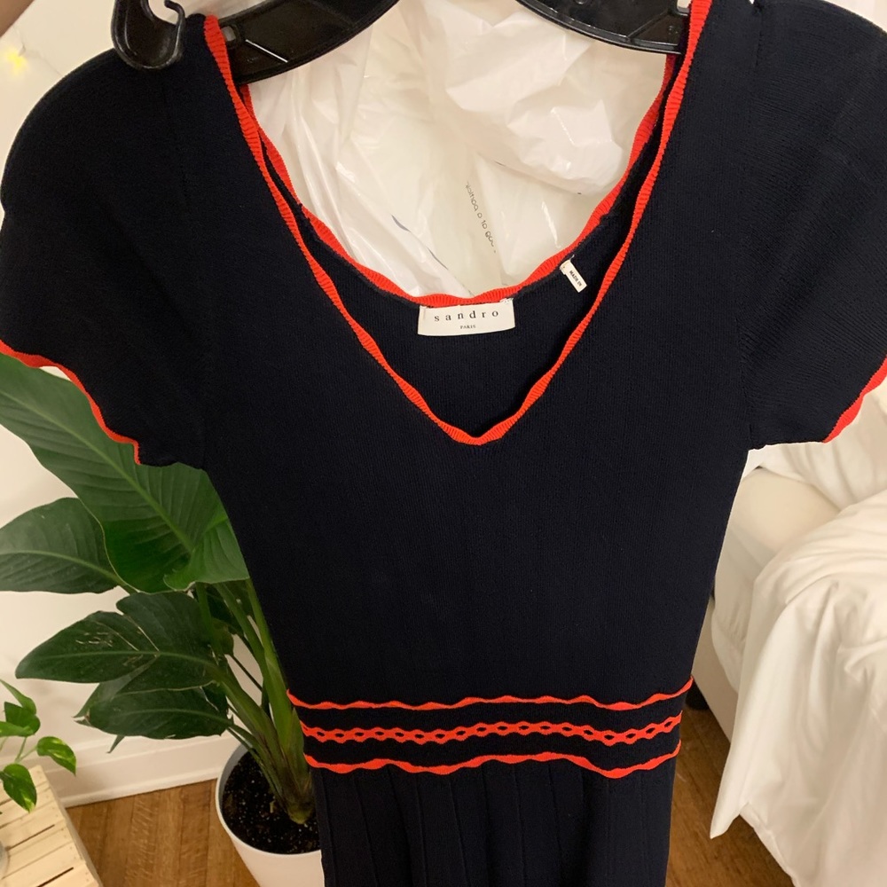 Sandro Short Knit Dress